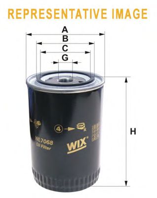 WIX FILTERS wl7409 -  Фильтр масляный двигателя